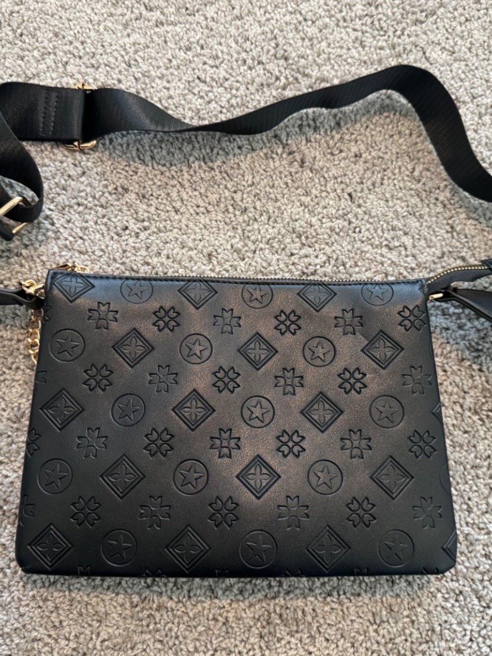 Color Block Multi-Compartment Crossbody Handbag - Picture 6 of 6